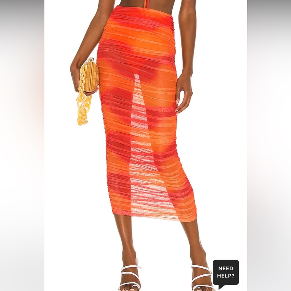 Kelly Maxi Skirt in Orange Tie Dye
Camila Coelho
Xs